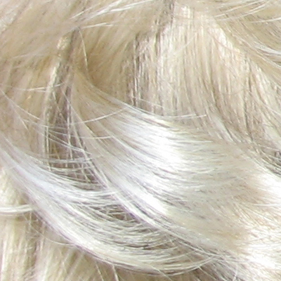 Platinum beige blonde with light platinum blonde highlights.