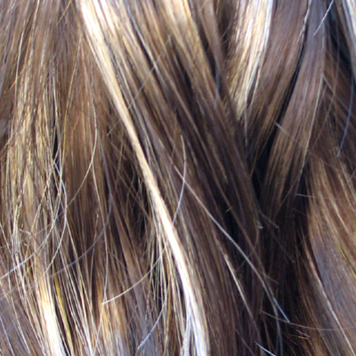 red and blonde highlights in brown hair. The sexy londe highlights